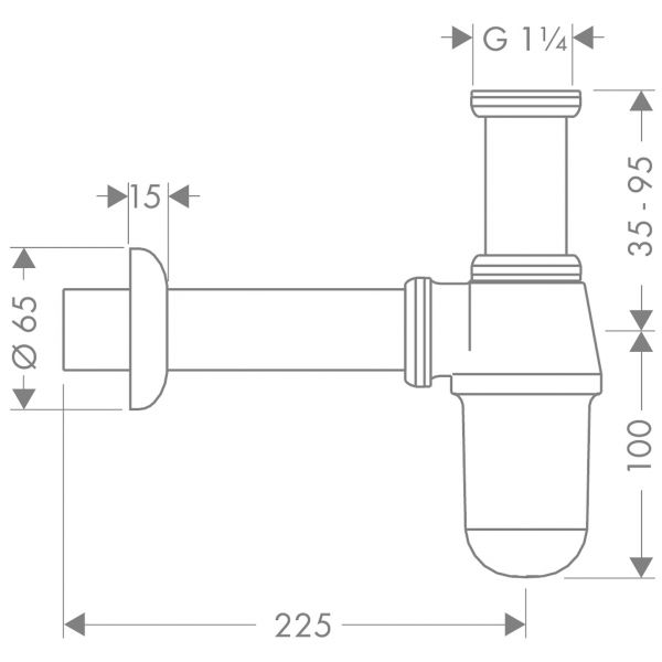 VESILUKKO HANSGROHE 52053 000 STANDARD